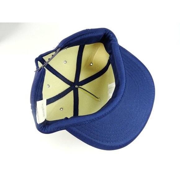 Vintage Miller Lite Light Beer Hat Snap Back Cap Dark Navy Blue Full Foam - Picture 5 of 8